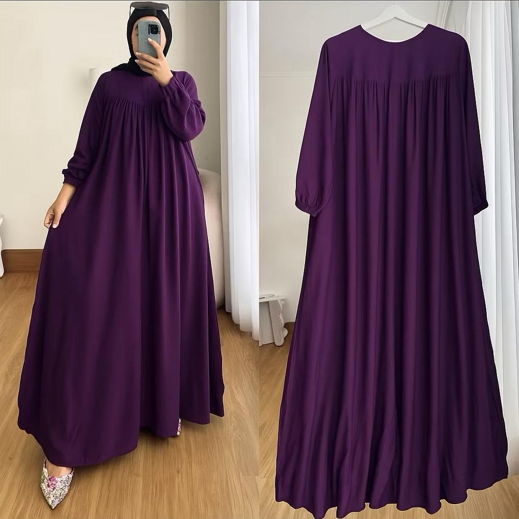 gamis rayon twill ld 120,130,140,150 gamis fuji gamis nagita oversize gamis lebaran terbaru gamis ju
