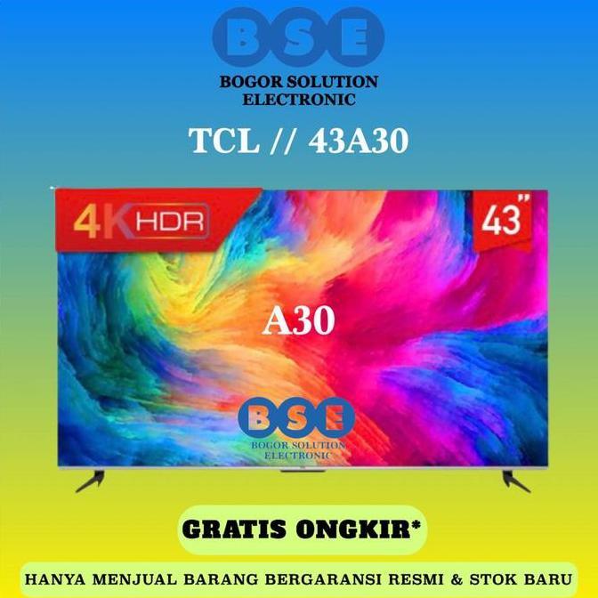 (Good) Tcl Android tv 43 Inch 4K Uhd TCL 43A30 Google TV Android 11 Tcl 43