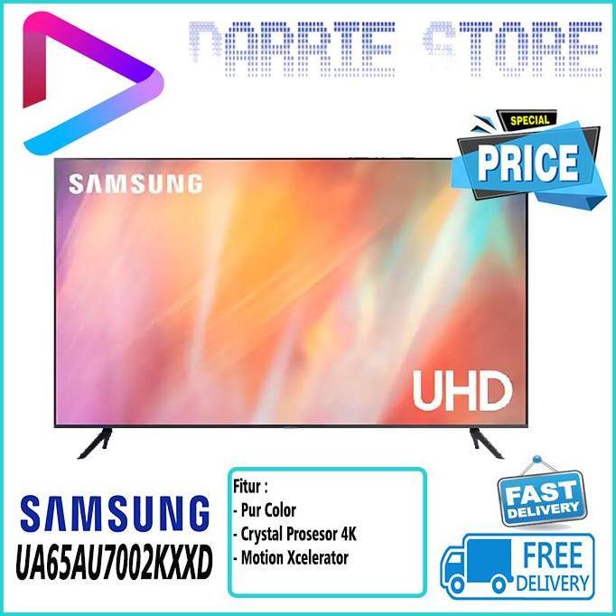 (Good) SAMSUNG 65 INCH UA65AU7002KXXD CRYSTAL UHD SMART 65AU7002 UA65AU7002