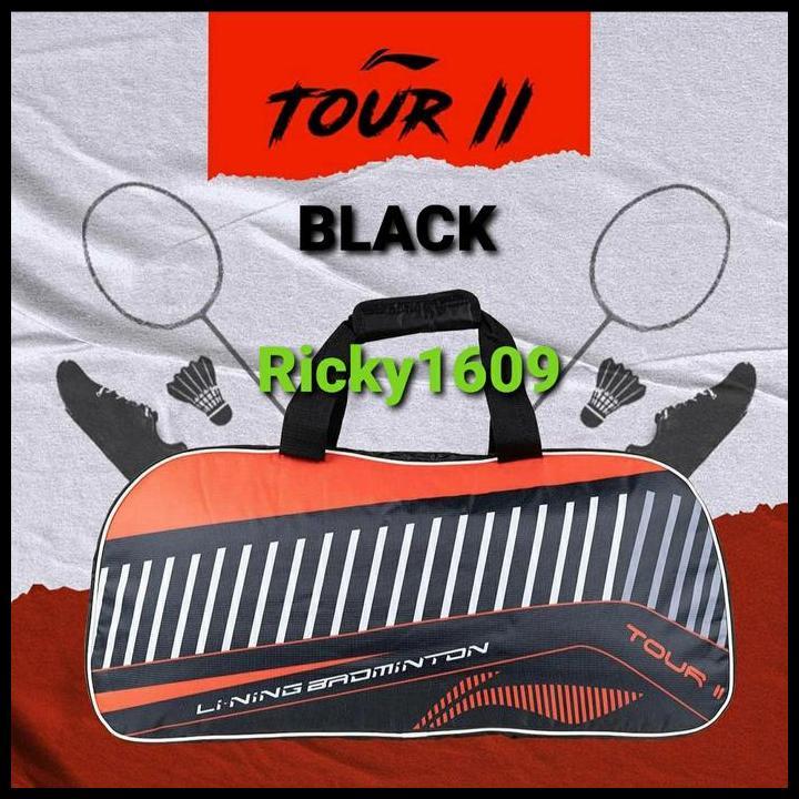 Harga Promo Tas Badminton Lining Abdq282 Tour Ii (Thermo Bag 2R) Kotak - Original