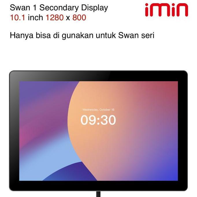 (Good) Layar Kedua Customer Display iMin Swan 1 Second Display 10.1 inch