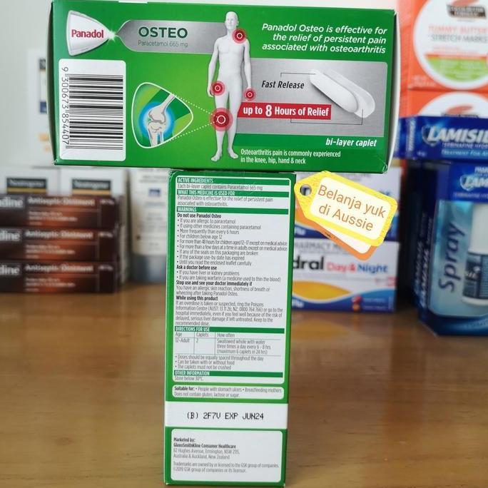 Kitman- Panadol Osteo - Made In Australia