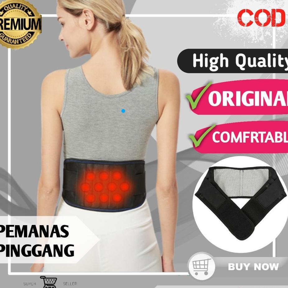 ALAT TERAPI KESEHATAN PEMANAS PENGHANGAT PINGGANG SABUK MAGNET TERAPI PINGGANG