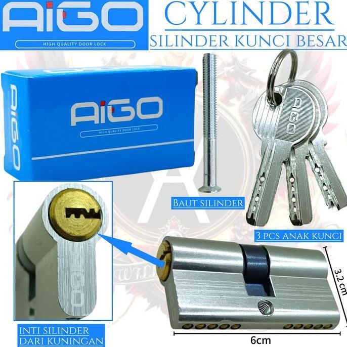 Efni- Silinder Kunci Besar Aigo Cylinder Kunci Besar Aigo