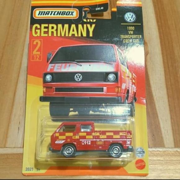 Matchbox 1990 volkswagen transporter crew cab