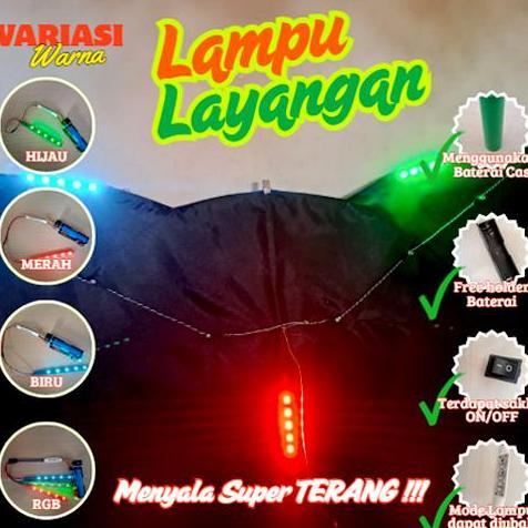 Lampu Layangan, Lampu Layang-layang, Lampu LED layangan, Lampu Layangan Baterai