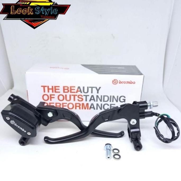 Paketan Stang Rzr Plus Master Rem Brembo Tabung Oval Universal Pnp Satria Fu,Cb150, Vixion New Vixio