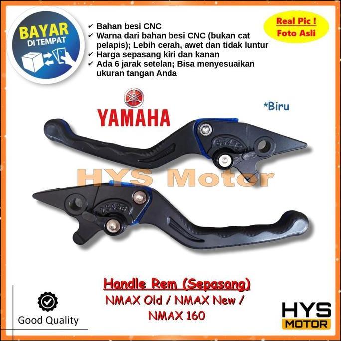 Handle Rem Variasi Nmax Old Lama / Nmax New / Nmax 160 - Aksesoris Hendel Motor Tuton Sepasang Hemat