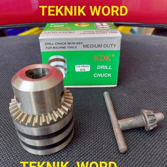 CHUCK BOR 16MM KDK / KEPALA BOR 16MM ASLI