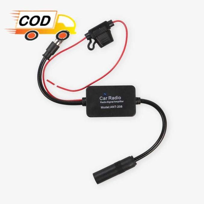 Antena Penguat Sinyal Radio AM/FM untuk Mobil Mengurangi Noise Lebih Jernih Car Radio Signal Amplifi