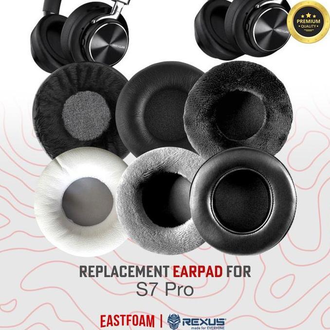 HARGA DISC - Ear Cushion Earcup  Rexus S7 Pro S 7 Pro S-7 Pro Busa Bantalan Foam Earpad Pad