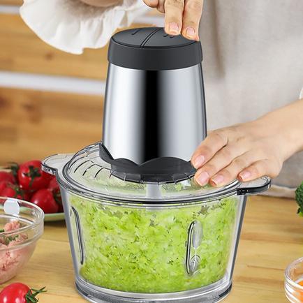 Chopper Blender Daging Penggiling Meat Blender Elektrik Kaca Steel Chopper Grinder / Chopper Elektri