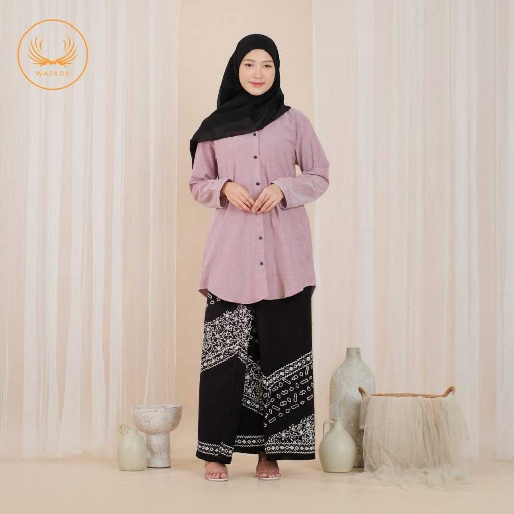 NEW Tunik Santri Muslimah Syari Terbaru Baju Ngaji Wanita Lengan Panjang Adem & Longgar