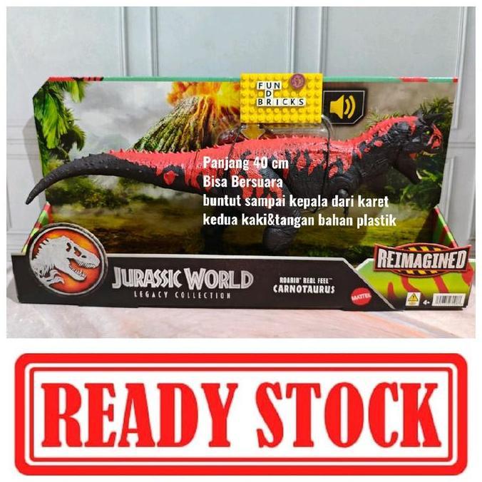 Mattel Jurassic World Roarin Real Feel Carnotaurus Legacy Collection