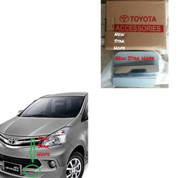 Cover / Tutup / Derek / Towing / Bemper Depan Avanza Luxury Original