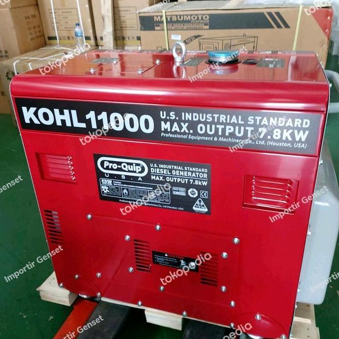Genset Silent 10 Kva 1 Phase Heavy Duty