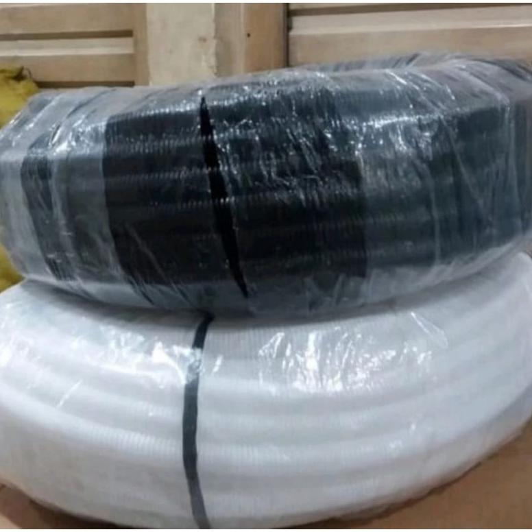 NEW Flexible Listrik 20mm/Selang Flexible Pipa Listrik Putih / Hitam. 1ROLL [terbaik][terlaris]