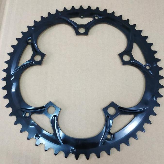 Chain Ring Crank Balap Mtb Fixie 53T Hitam 52T Silver