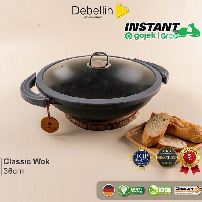 Criktok- Debellin Classic Wok Pan 36 Cm