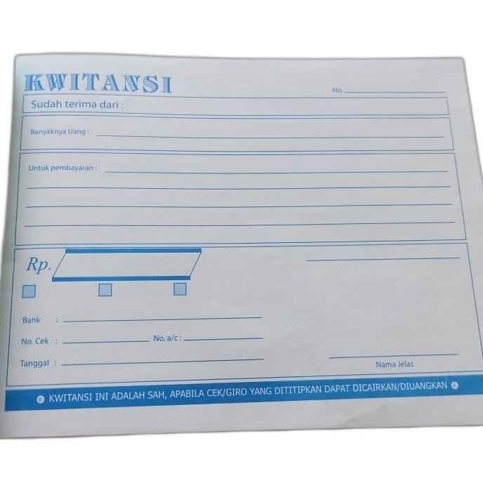 kuitansi besar kwitansi 3 rangkap 3PLY
