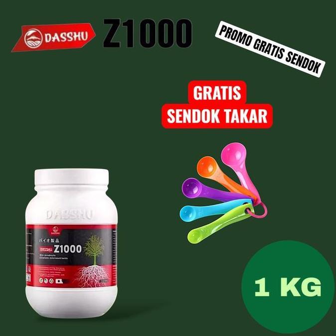 Pilihan- Dasshu Z1000 Japan Kemasan Botol 1 Kg Bonus 1 Set Sendok Takar