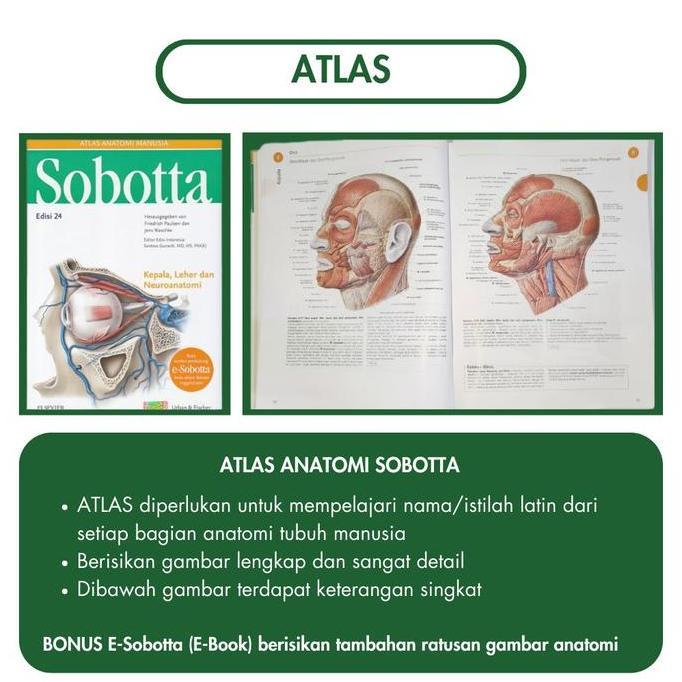 Briliea122 - Paket Sobotta Atlas Anatomi + Buku Ajar Anatomi Free Sampul
