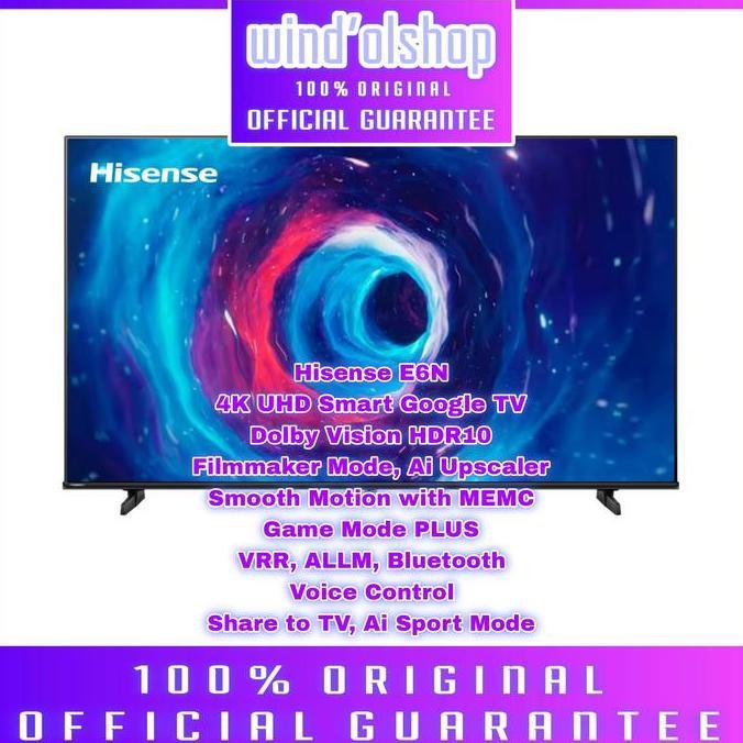 (Good) Hisense 43E6N Smart Google TV 4K UHD 43 inch E6N Dolby Vision
