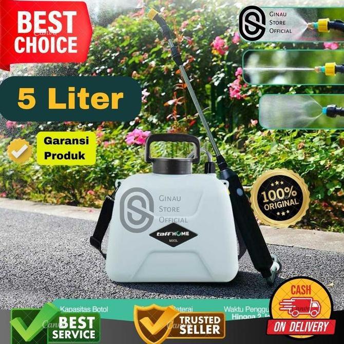 Pilihan- Alat Semprot Rumput Elektrik 5 Liter Semprotan Sprayer Cuci Mobil