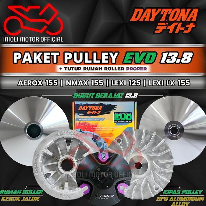 Pulley Pully Rumah Roller Daytona Evo Aerox 155 Nmax 155 Lexi 125 Lx 155 Aerox Old Nmax Neo New Conn