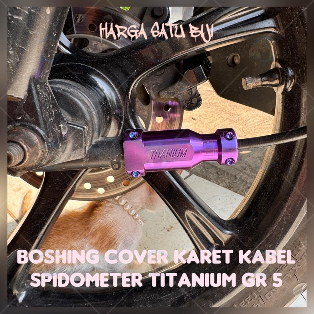 Boshing Cover Kabel Speedometer Universal Titanium Gr 5