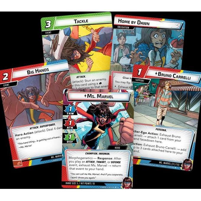 mainan - Marvel Champions Ms Marvel Hero Pack Diskon