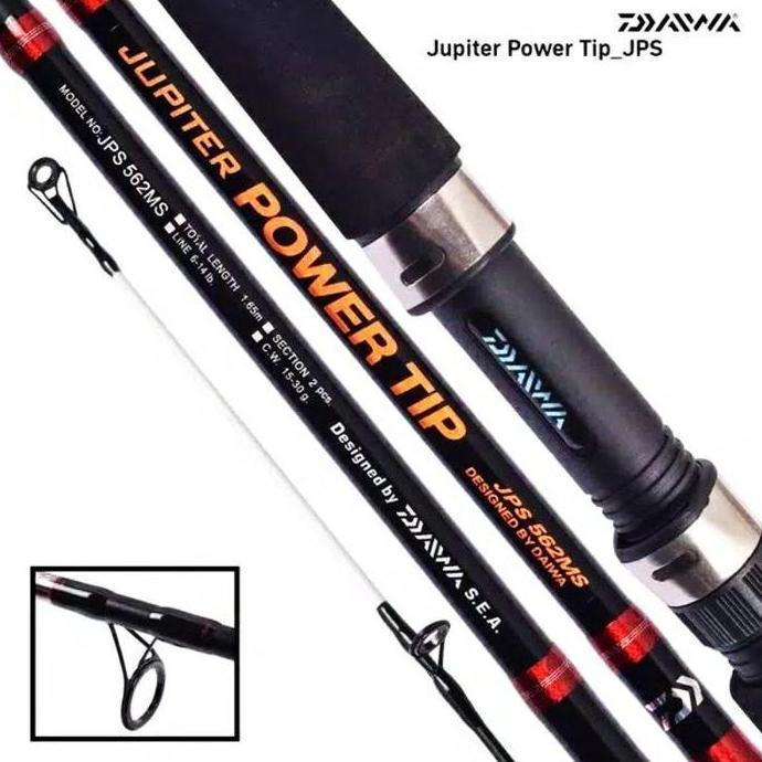 TERMURAH - Joran Pancing Daiwa Jupiter Power Tip 150cm - 270cm (Original) Carbon hollow
