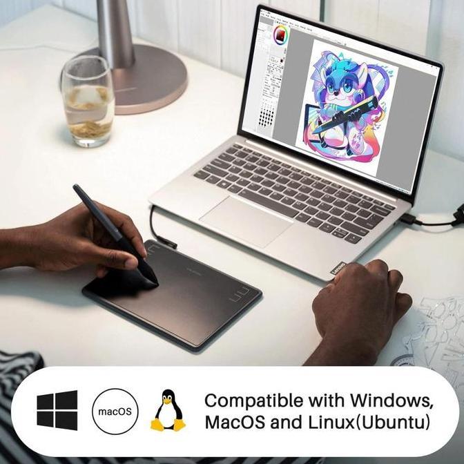 Wer_Sandi - Huion H430P Drawing Pad Huion H 430 P Graphic Gambar H430 P Pen Tablet