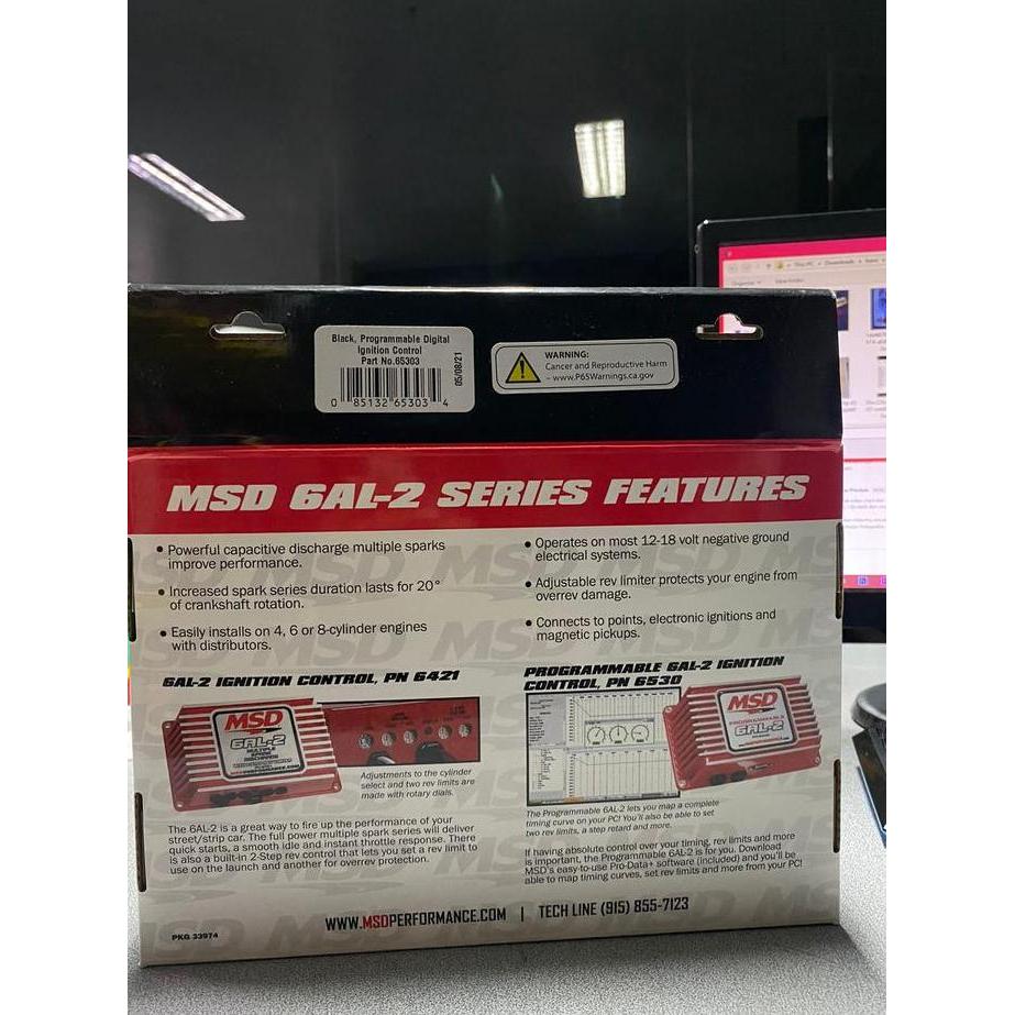 MSD 6AL-2 - BLACK - DITAL PROGRAMMABLE PN 65303