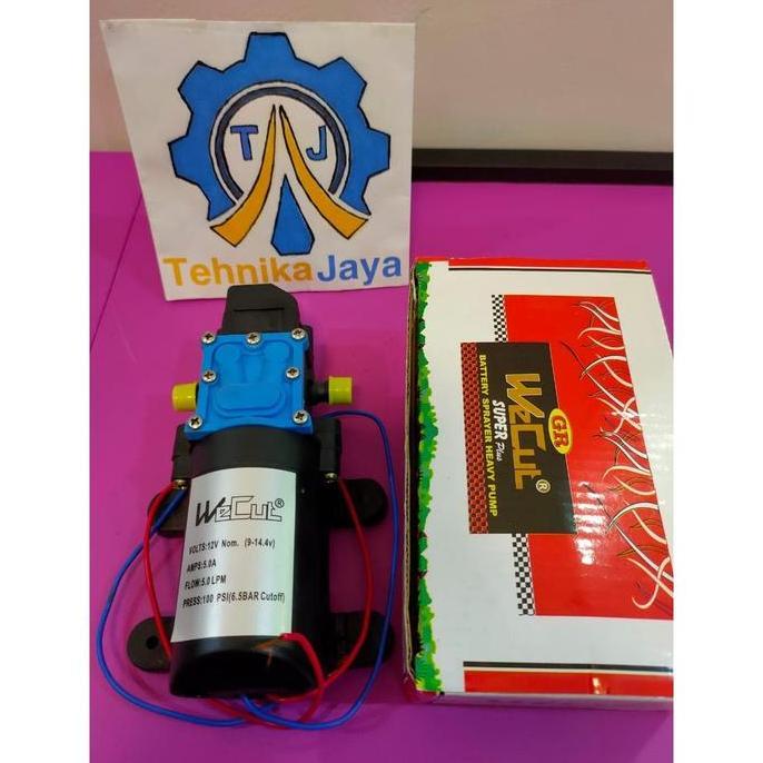 POMPA DC OTOMATIS WECUT 100PSI DC WATER PUMP 12V ALAT STEAM JET CLEAN DISKON