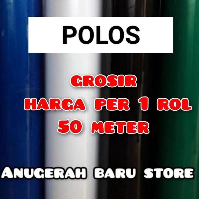 FIBER PAGAR POLOS PLASTIK PENUTUP PAGAR PER ROL 50 METER *