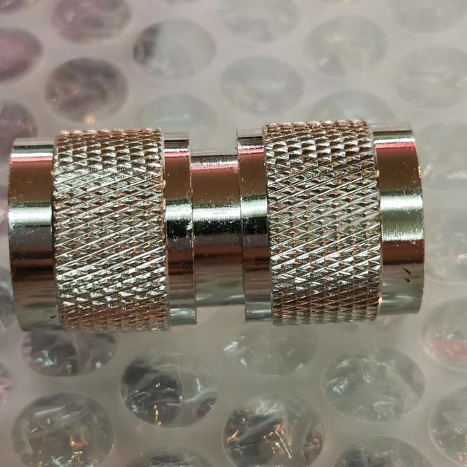 Hyra- Konektor Adapter N Male Ke N Male Kepala Tebal Amp