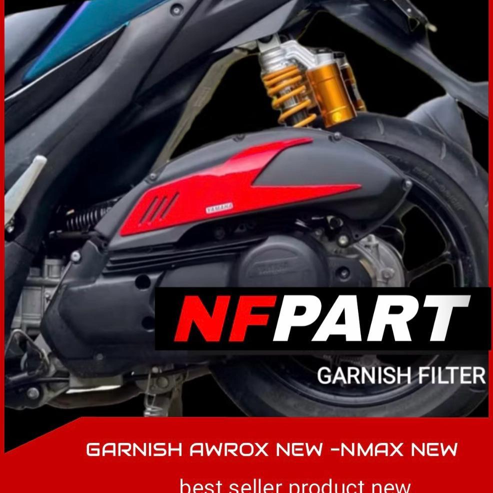 Terlaris Garnish Kips Racing Tutup Box Filter N Max New / Aerox New Warna Garnish Aerox New Variasi 