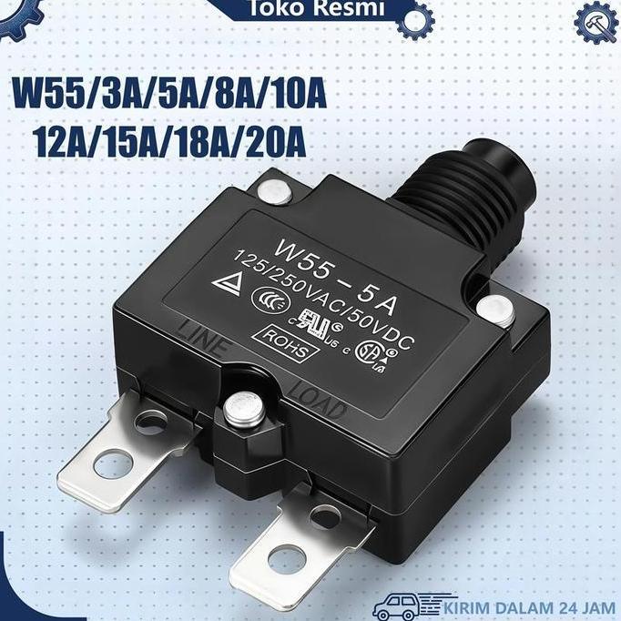 Overload Kontaktor Untuk Kuoyuh Wokema Overcurrent Overload Protection Device 3A/5A/8A/10A/12A/15A/1