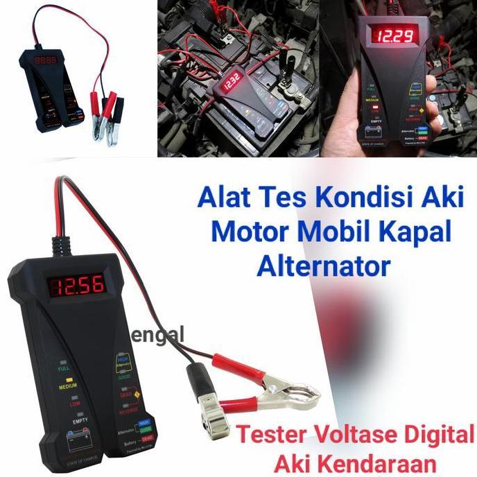 ALAT CEK AKI TESTER AKI MOBIL MOTOR DIGITAL BATERAI TESTER DIGITAL MURAH