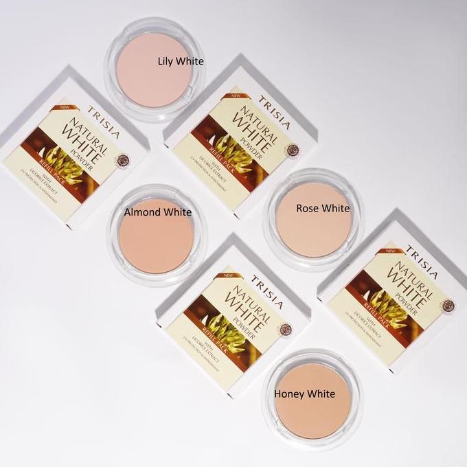 Inventar - [Buy Twc Get Free Refill] Trisia Two Way Cake Pressed Powder - Natural White - Bedak Pada