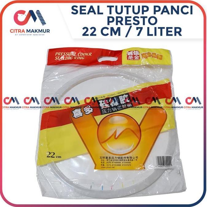 SEAL KARET TUTUP PANCI PRESTO 22 CM 7 LITER PRESURE COOKER SIL GASKET CMO27