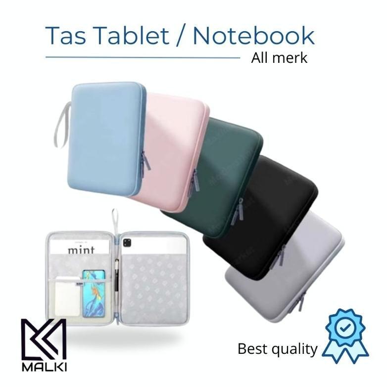Tas Tablet Ipad sleeve/Softcase Notebook Laptop kecil besar slim 8/10 11-12Inch/ Case cover pelindun