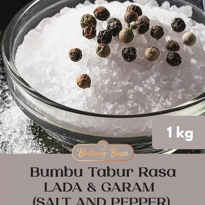 ZIURASTORE1211 - BUMBU TABUR SALT PEPPER ORIGINAL 1 KG AYAM TAIWAN