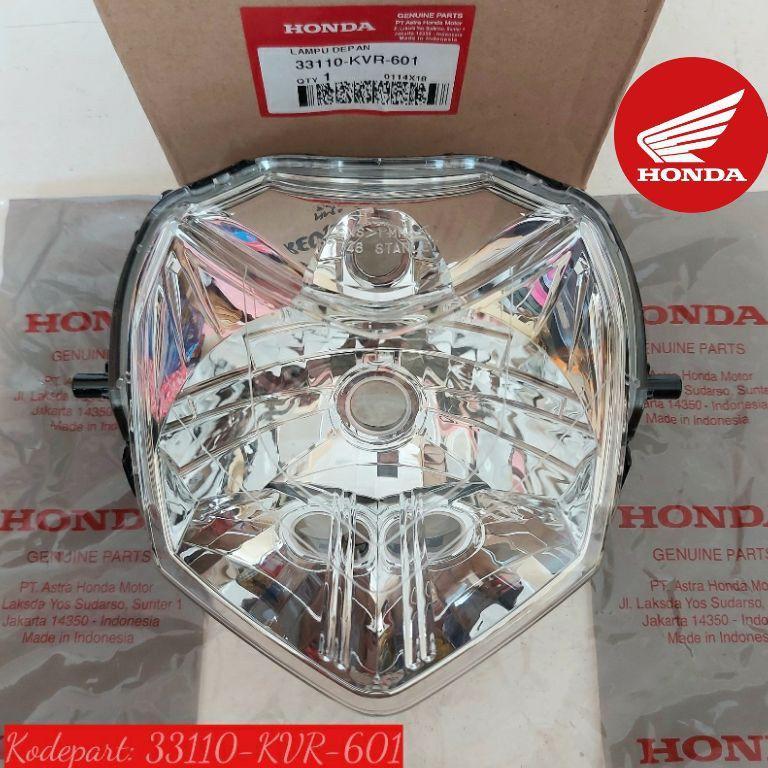 33110 KVR 601 REFLEKTOR KVR LAMPU DEPAN REVO LAMA 100CC ASLI HONDA