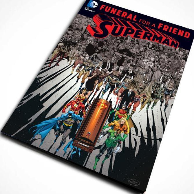KOMIK SUPERMAN FUNERAL FOR  A FRIEND FB27