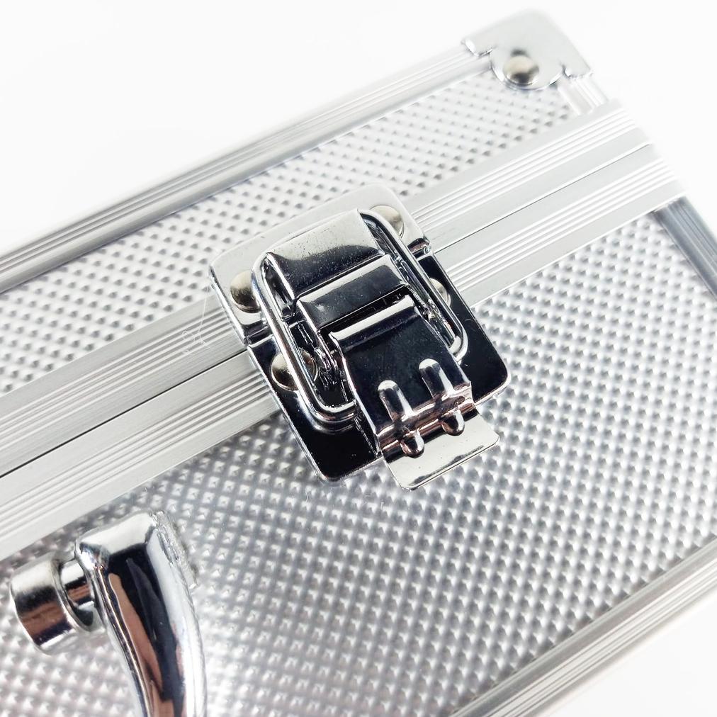 BESTPROMO Hardcase Koper Mini Aluminium Hardcase Koper Box Aluminium Tool Case Aluminium Box Storage