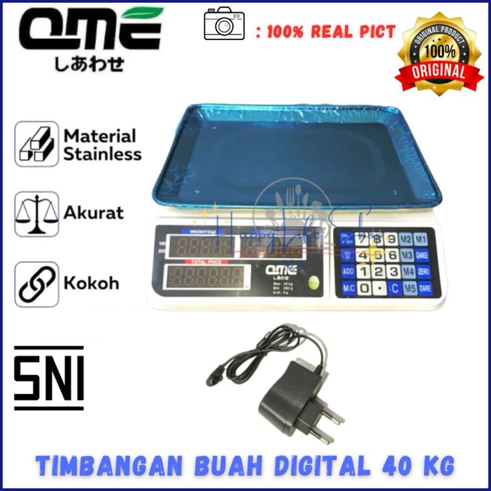 QME Timbangan Digital Buah 40 Kg / Timbangan Harga Digital 40 Kg / Timbangan Digital Serbaguna 40 Kg
