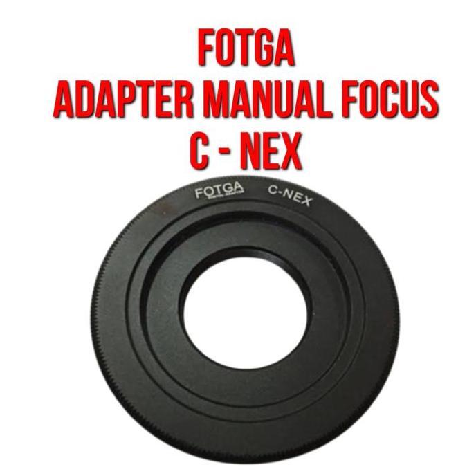 TERMURAH - Fotga Lens Adapter  | C - NEX | Lensa C Mount CCTV Lenses to Body Camera Sony NEX E Aplha