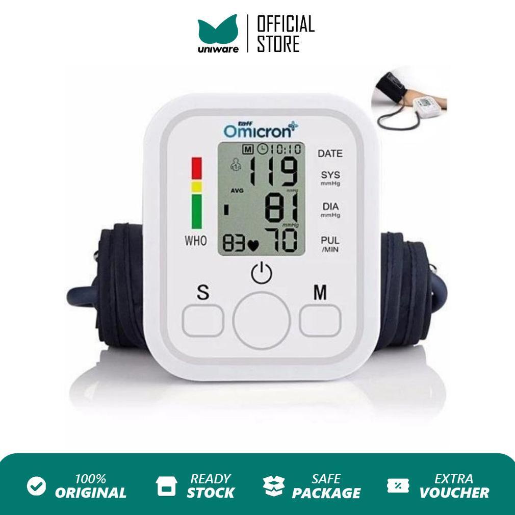 Uniware Taffomicron Tensi Darah Digital Alat Ukut Tekanan Darah Dan Jantung/ Tensi Darah Digital / T